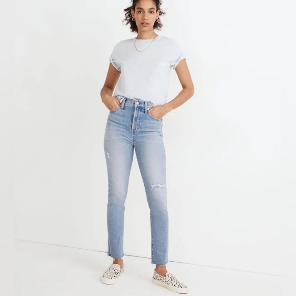 Women’s MADEWELL The Perfect Vintage Jean- coffee wash. Size 25
